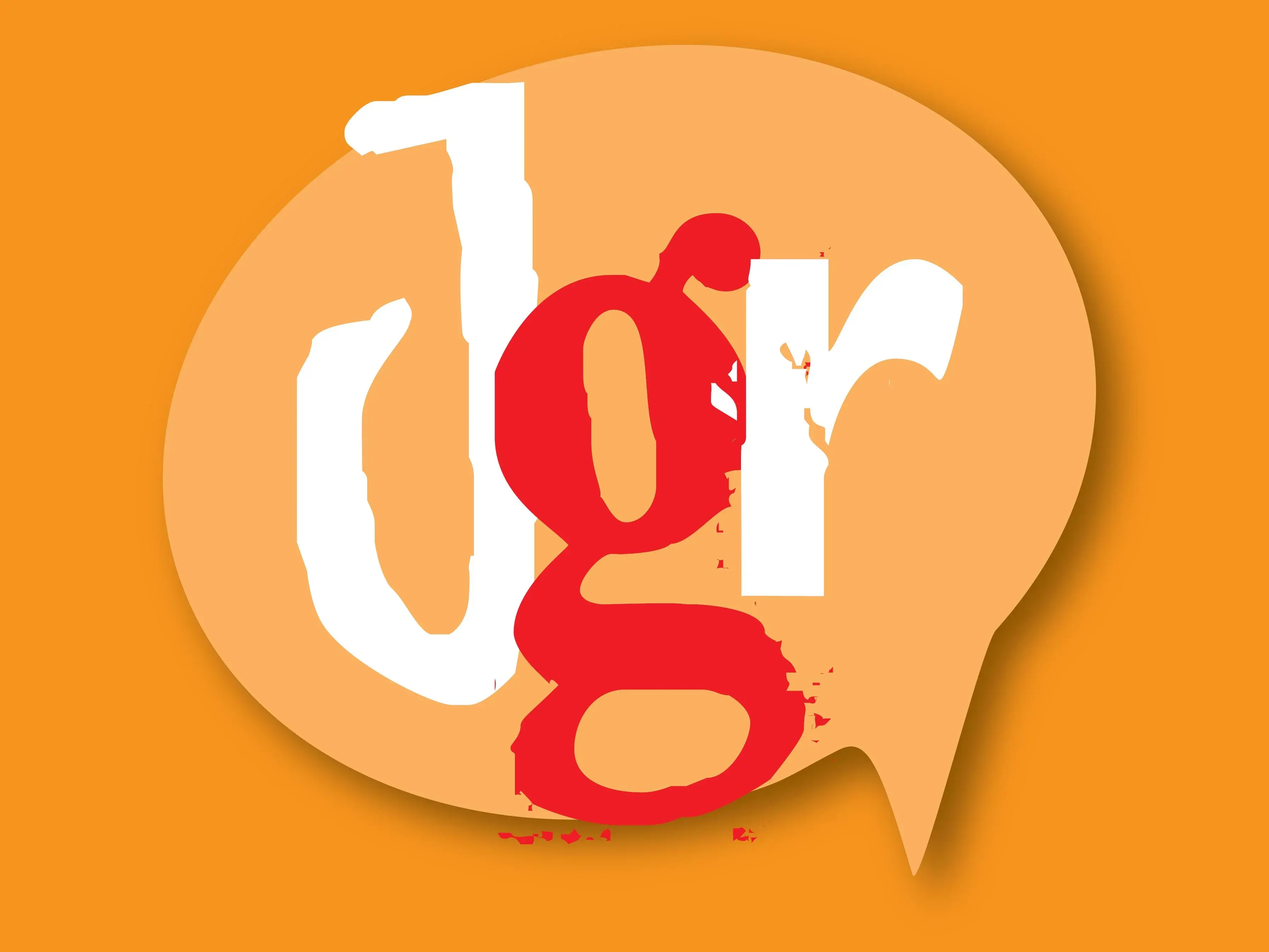 Orangefarbenes Logo des JGR