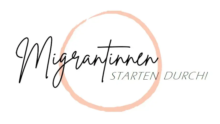Logo mit Schriftzug Migrantinnen starten durch