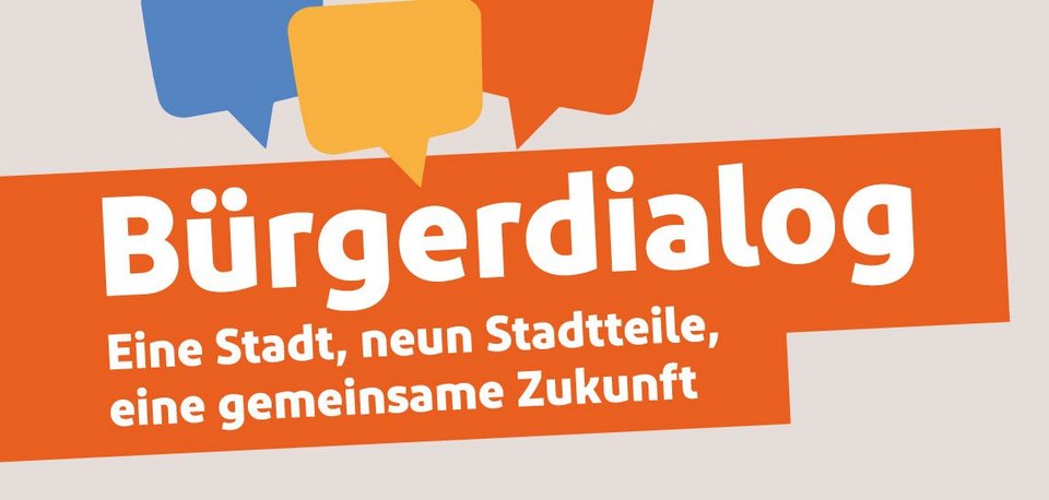 Ins Gespräch kommen - bei den Bürgerdialogen.