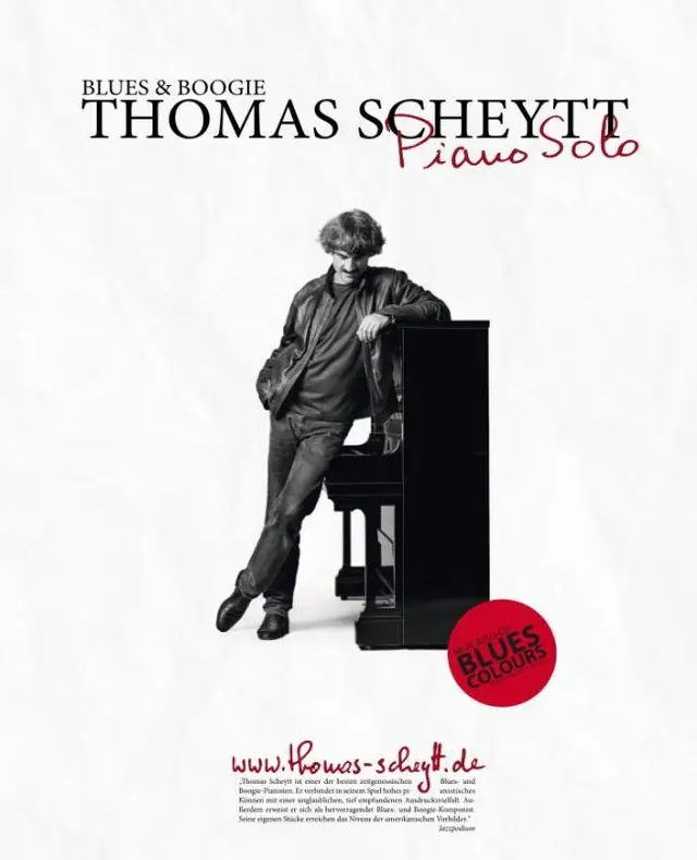 THOMAS SCHEYTT - Piano Solo. BLUES & BOOGIE.